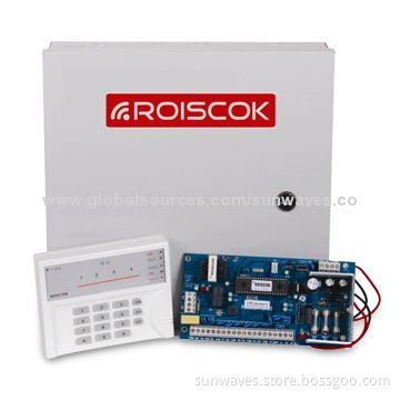 5-zone Wired Control Panel with LED Indicator and Chargeable Circuit/Clock